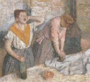 Edgar Degas Woman ironing china oil painting reproduction